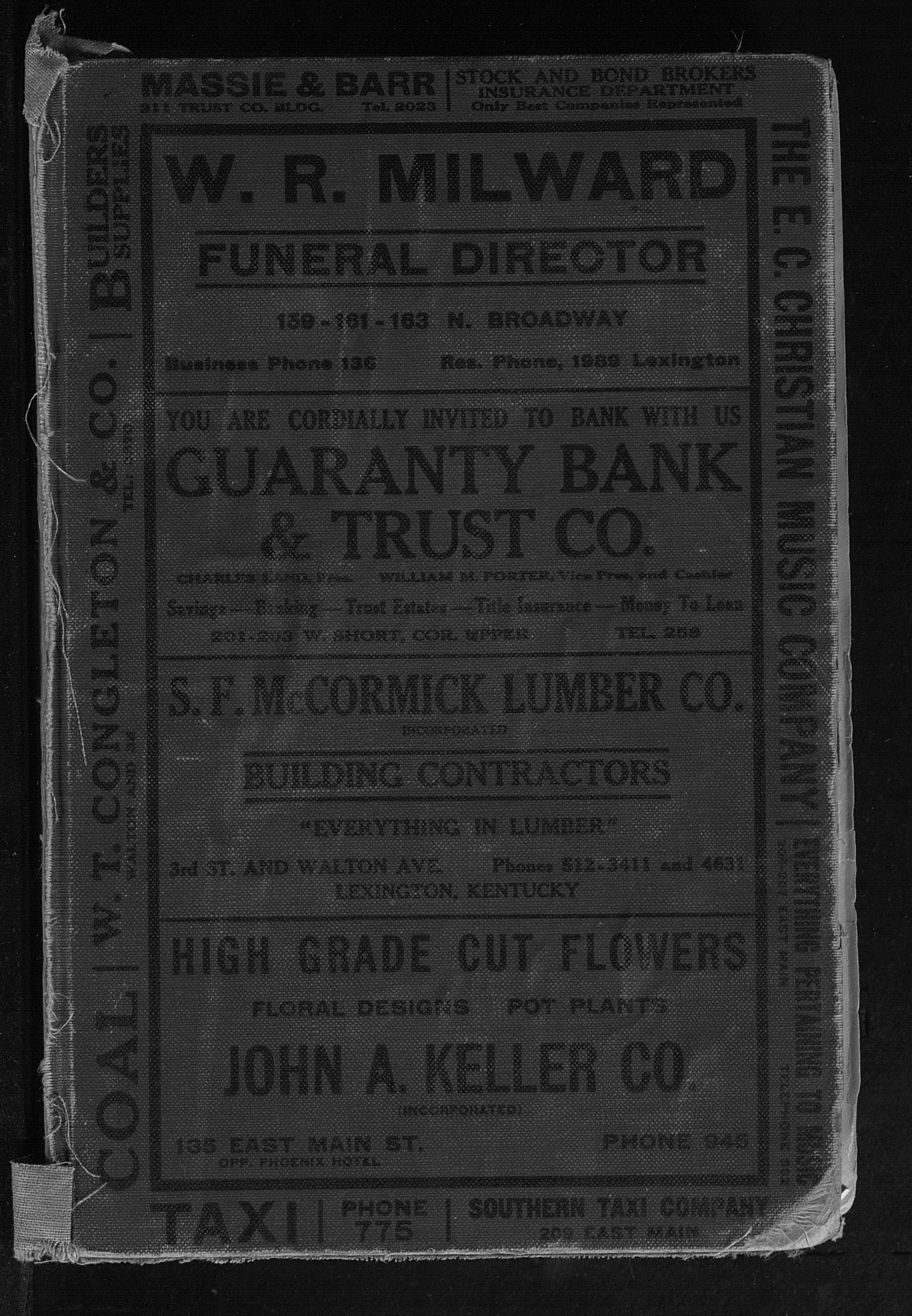 Lexington Kentucky Directory 1921