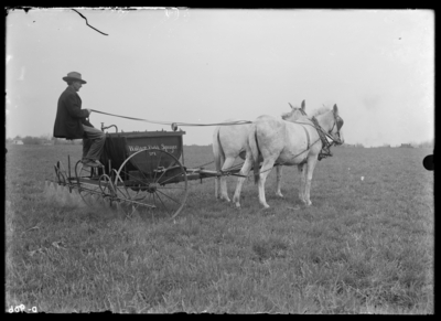 Spraying meadow with iron sulphate. 3/31/1910