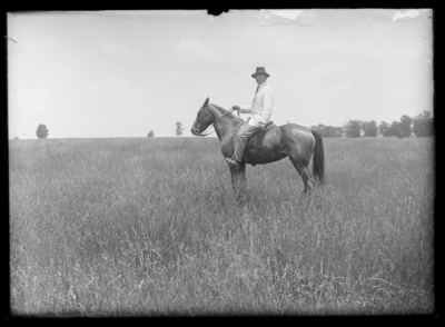 Mr. Weil on horseback, Weil's Farm 6/13/1919