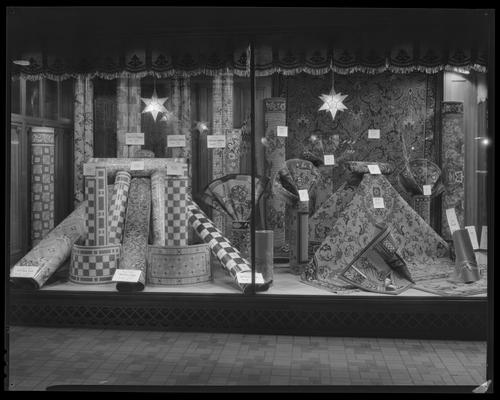 Purcell, J.D. Company; 320-330 West Main, exterior window (Gold Seal carpet display)