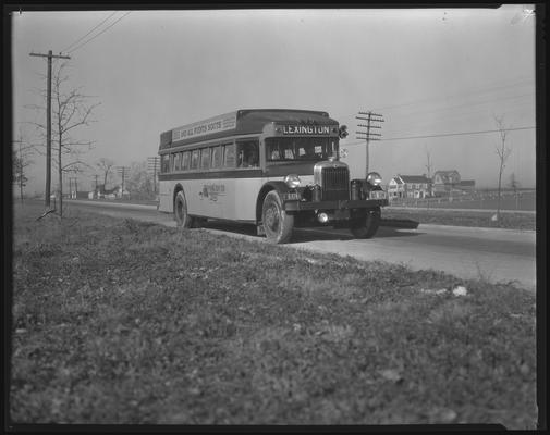 Consolidated Coach Corporation, 801 North Limestone; bus exterior