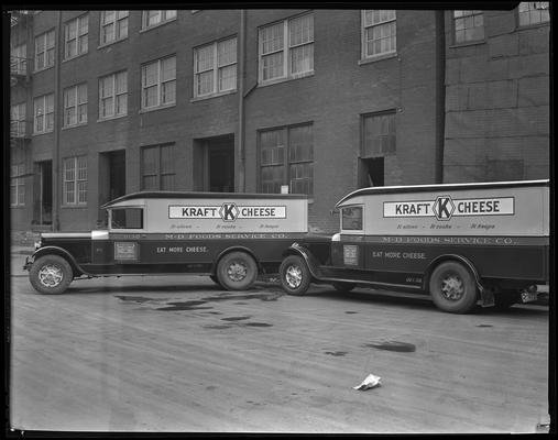 M. D. Food Service Company Trucks, Kraft Cheese logo