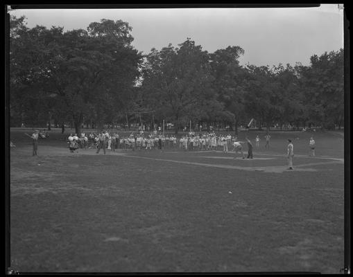 Woodland Park; baseball game