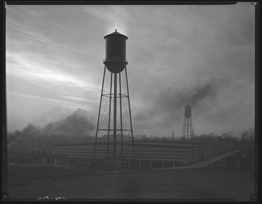 American Tobacco Warehouse #16; Pryor Shed, exterior (water tower)