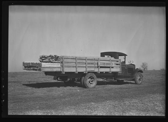 Perry Lumber Company; truck at Narcotic Farm (construction)