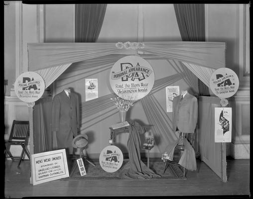 Angelucci & Ringo, tailors (149 East Main); display booths at hotel