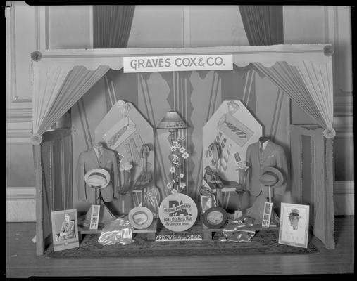 Graves Cox & Company display (menswear, clothing)