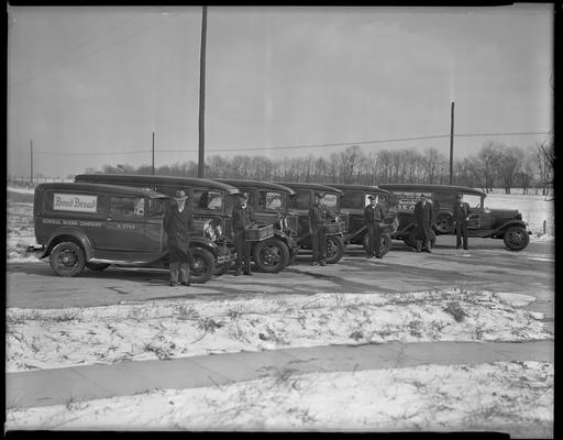 General Baking Company, 217 Walton Avenue; Bond Bread trucks