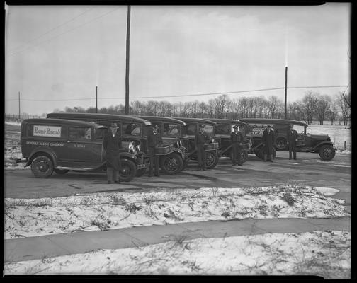 General Baking Company, 217 Walton Avenue; Bond Bread trucks