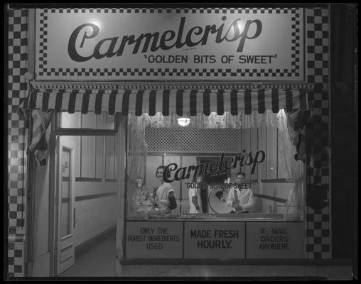 Carmelcrisp Candy Store; window