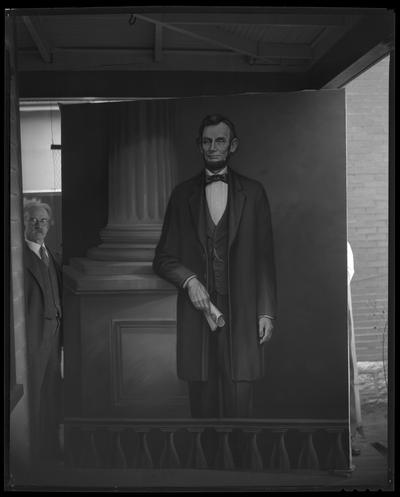 R.J. Long; painting of Abraham Lincoln (Abe)