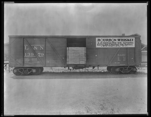 James E. Pepper Company (bourbon whiskey distillery); L&N (Louisville & Nashville) Railroad box car