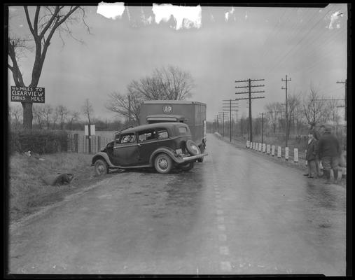 Atlantic & Pacific (A&P) Tea Company; truck wrecked