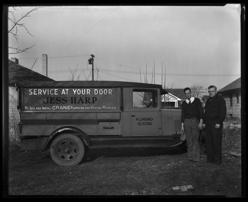 Harp, Jess; truck (Crane Plumbing and Heating Materials)