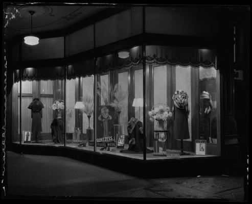 B.B. Smith & Company, 264 West Main; window display, Printzess Clothing