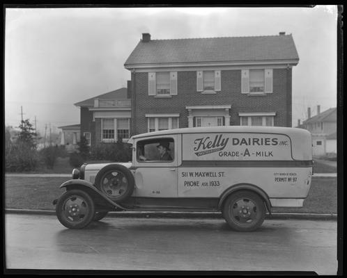 Kelly Dairies; truck