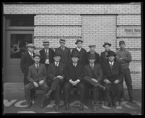 Bank Robbers; Lexington Police Department, photograph ordered by Chief Thompsen (Thompson)