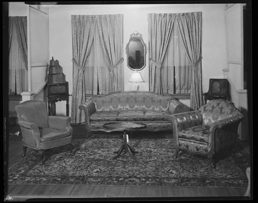 Wheeler Furniture Company, 221-223 East Main; model living room