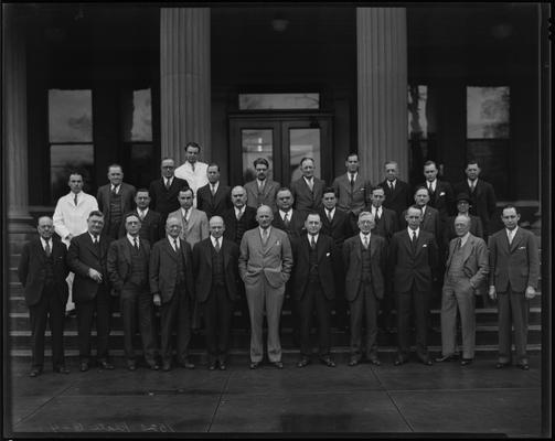 St. Joseph's Hospital, 544 West Second (2nd) Street; staff (doctors)