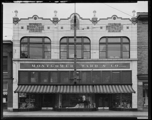 Montgomery Ward Company, exterior; 167 West Main