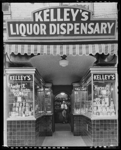 Kelley's Cigar Store; exterior (Liquor Dispensary)