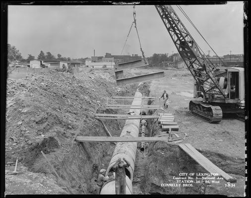 Connelly Brothers; construction (City of Lexington, contract no. 3, National Avenue, station 34+86 west)
