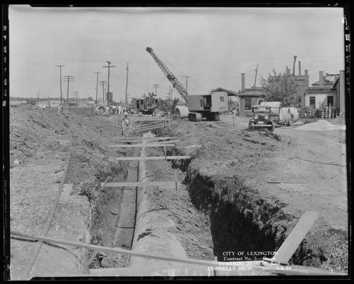 Connelly Brothers; construction (City of Lexington, contract no. 3, Owen, station 21+15 east)