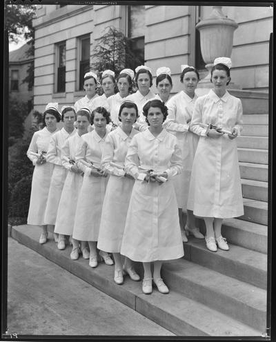 St. Joseph's Hospital, 544 West Second (2nd) Street; graduating nurses