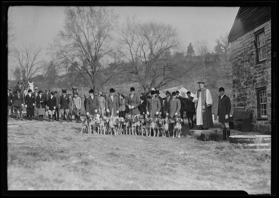 Blessing of the Hounds; Iroquois Hunt Club