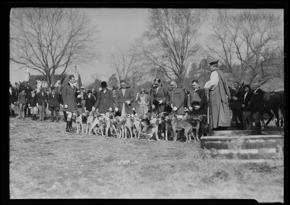 Blessing of the Hounds; Iroquois Hunt Club