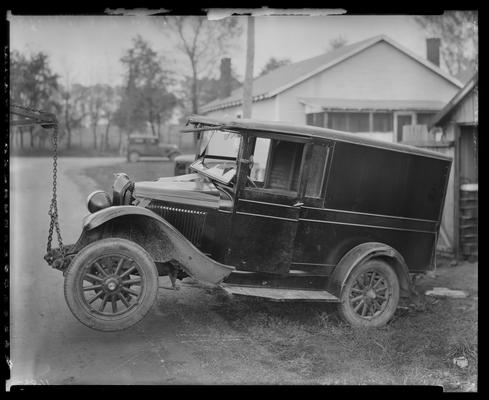 Maryland Casualty Company; wrecked truck, exterior (Streit, George O.)