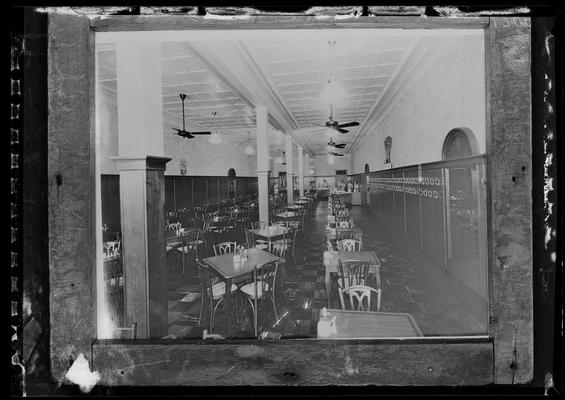 Tatewood Cafeteria, 155 East Main; interior (Duralith & Duratint Paint)