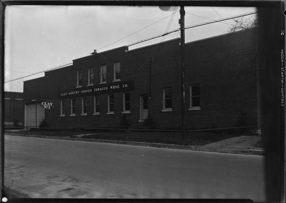 Clay-Gentry-Graves Tobacco Wholesale Company; warehouse, South Broadway, exterior