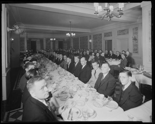 S.A. Glass; banquet, Lafayette Hotel (East Main at Walnut)