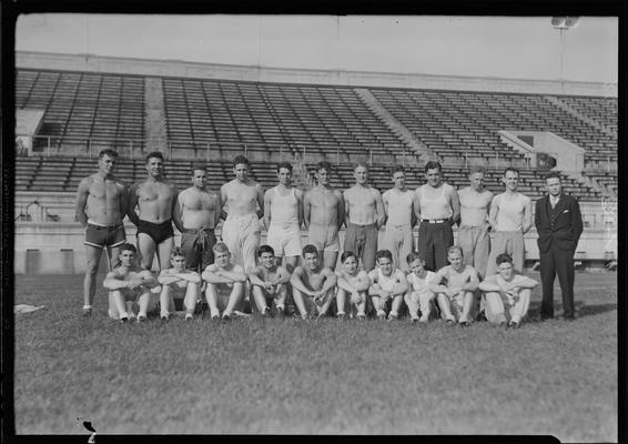 Men's Track Team; University of Kentucky Freshmen