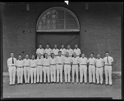 A&P (Atlantic & Pacific Tea Company) Tea Company; group in uniform