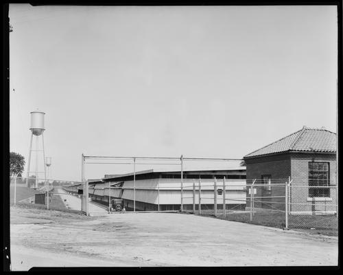 American Suppies Corporation, 574-596 South Upper; guard shack, fence (Anchor Post Fence Company)