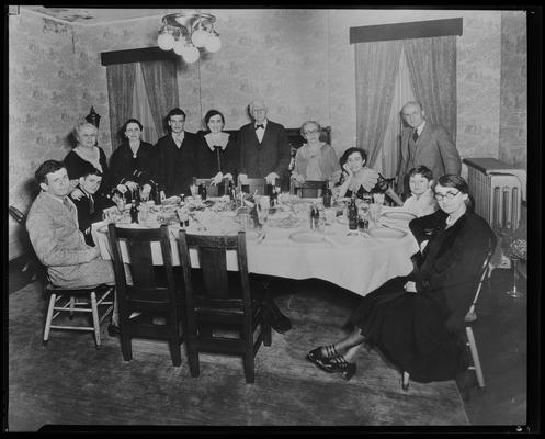 Bing, Mrs. S.; group at fancy dinner