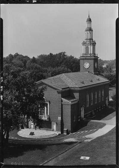 University of Kentucky campus; Memorial Hall, amphitheater (1934 Kentuckian)