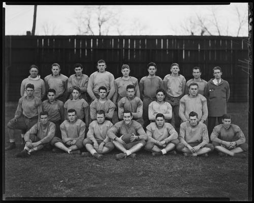 University of Kentucky campus, football team (1934 Kentuckian)