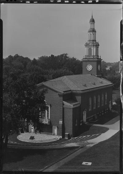 University of Kentucky campus; Memorial Hall, amphitheater (1934 Kentuckian)