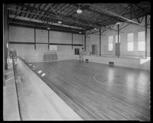 Bryan Station High School; gym, basketball court