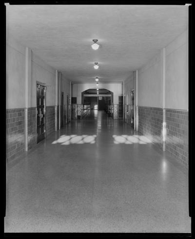 Bryan Station High School; interior, hallway