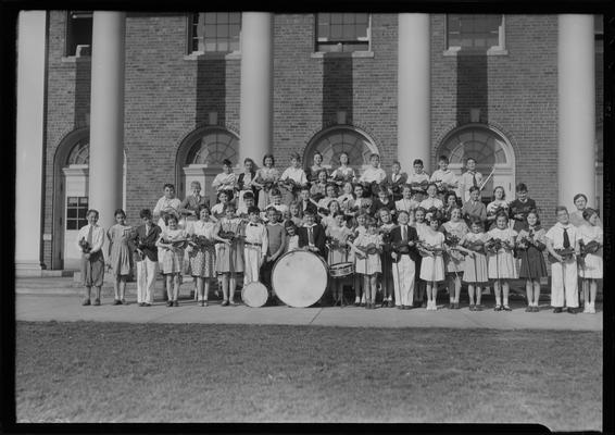 Mrs. Skinner; school band (orchestra) at Henry Clay High School, 701 East Main