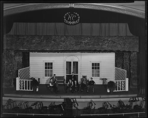 Henry Clay High School, 701 East Main; Senior Play (drama, stage, set)