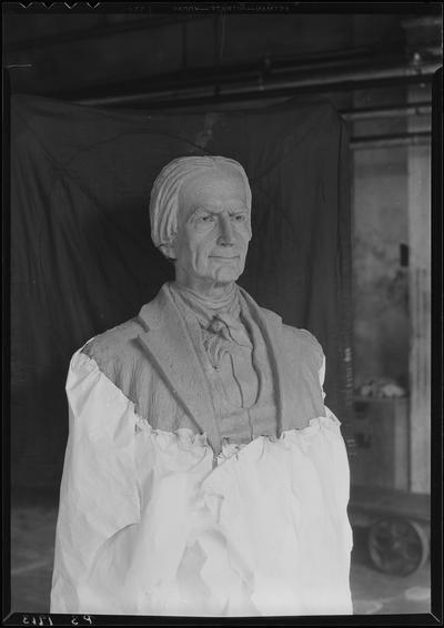 Busts of Henry Clay, Madden, Roberts, McVey, and Waldrop