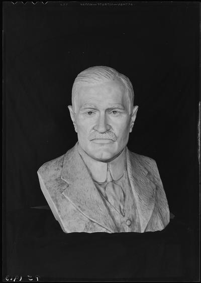 Busts of Henry Clay, Madden, Roberts, McVey, and Waldrop