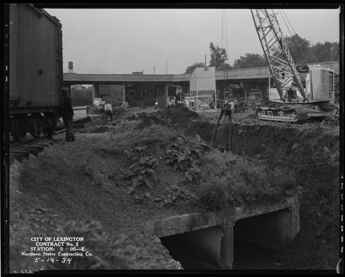 Northern States Construction Company; PWA (Public Works Administration) Sewer (City of Lexington, contract no. 2, station 0+00-E)