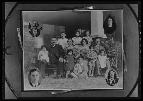 Bagis Hart (Bogis Hack) and family; 618 Price Avenue (inter-negative)