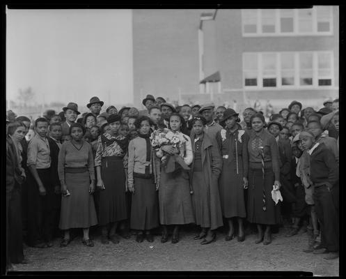 Dunbar High School, 549 North Upper; group (African-American)